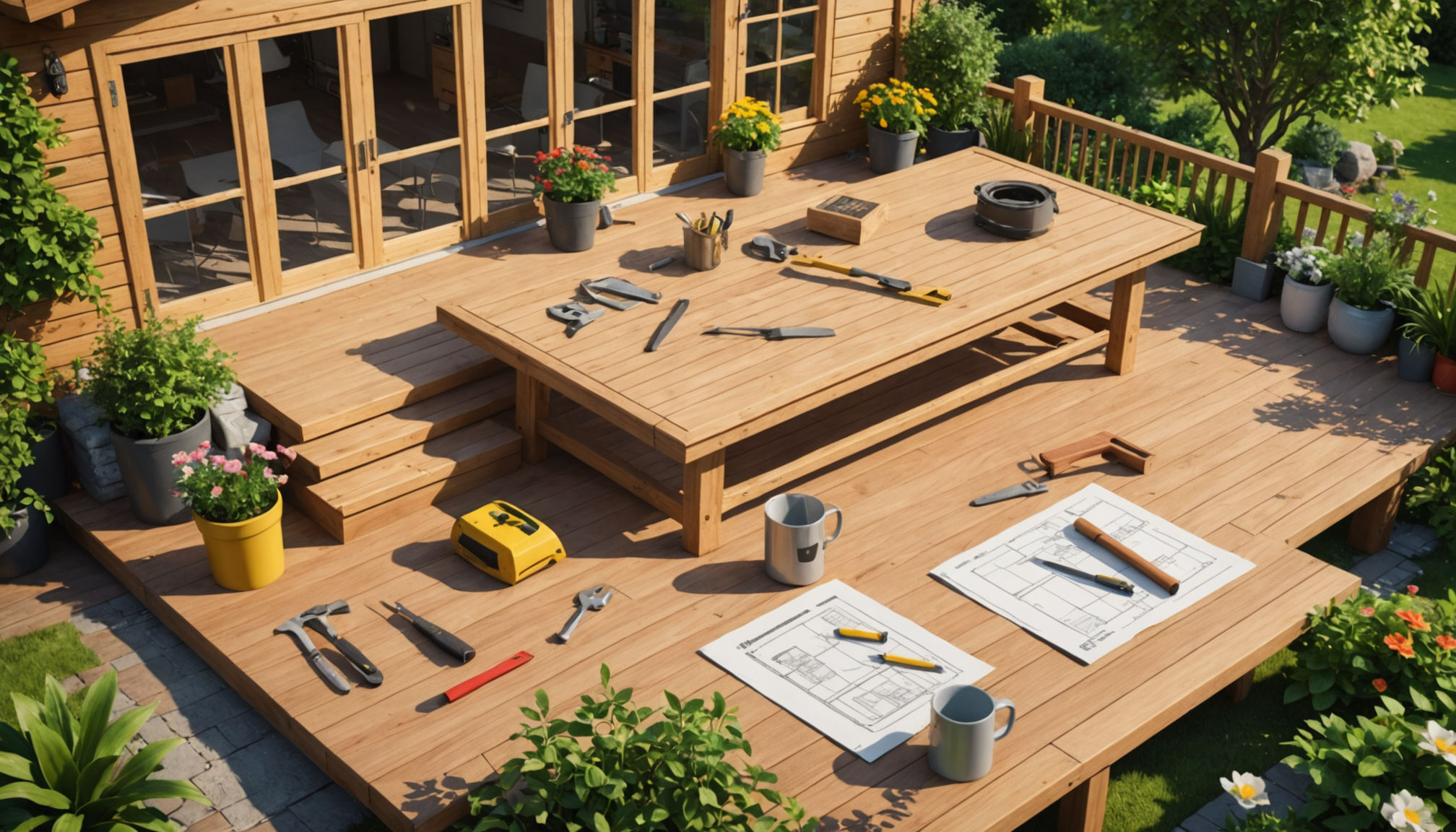 découvrez comment construire facilement votre terrasse en bois grâce à notre guide pratique et créatif. étapes, conseils et inspirations pour aménager un espace extérieur unique et chaleureux.