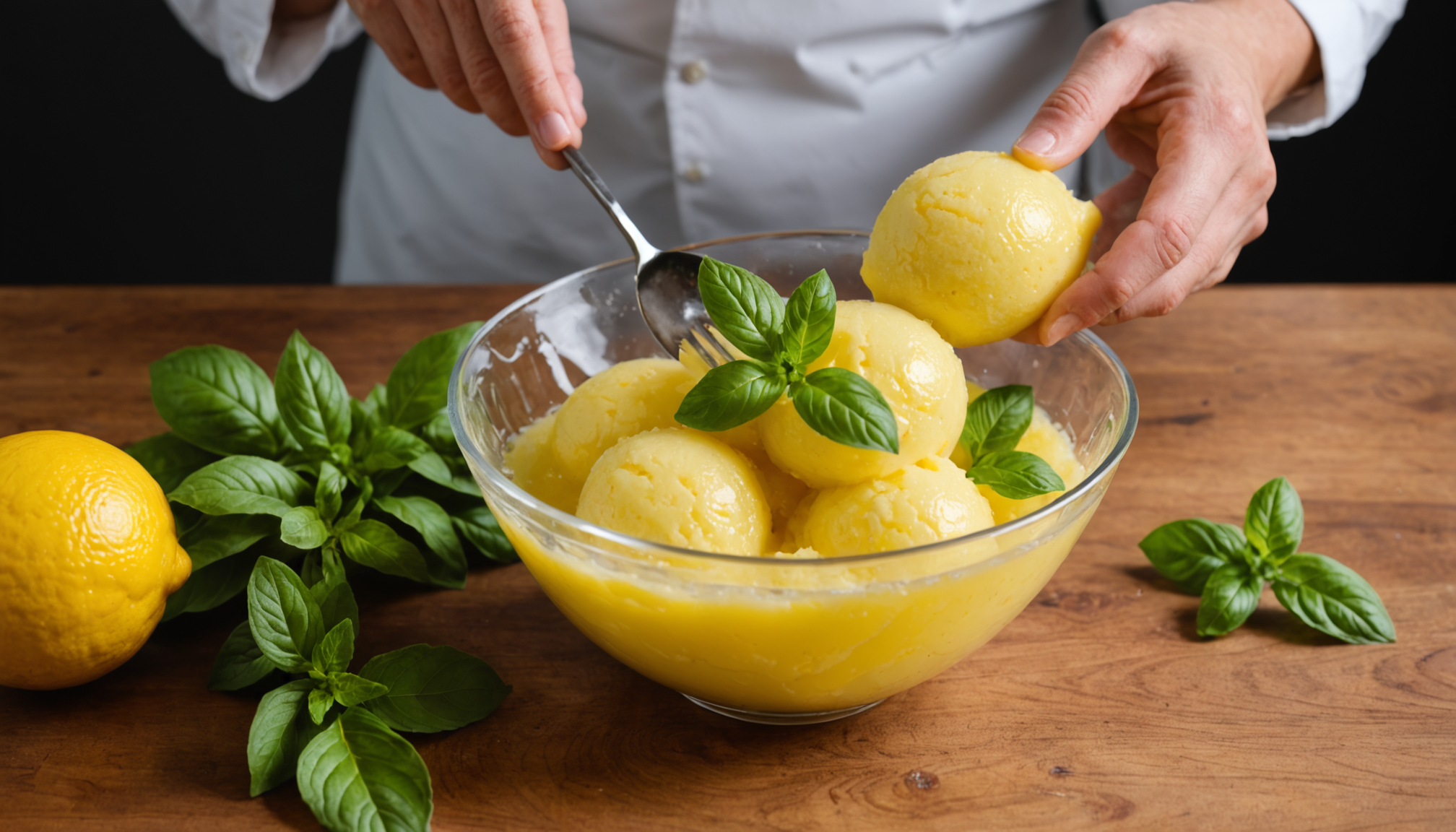 rafraîchissez vos papilles avec la recette facile du sorbet citron basilic signée novascope : un dessert léger, naturel et plein de saveurs estivales à réaliser chez vous en quelques étapes simples.