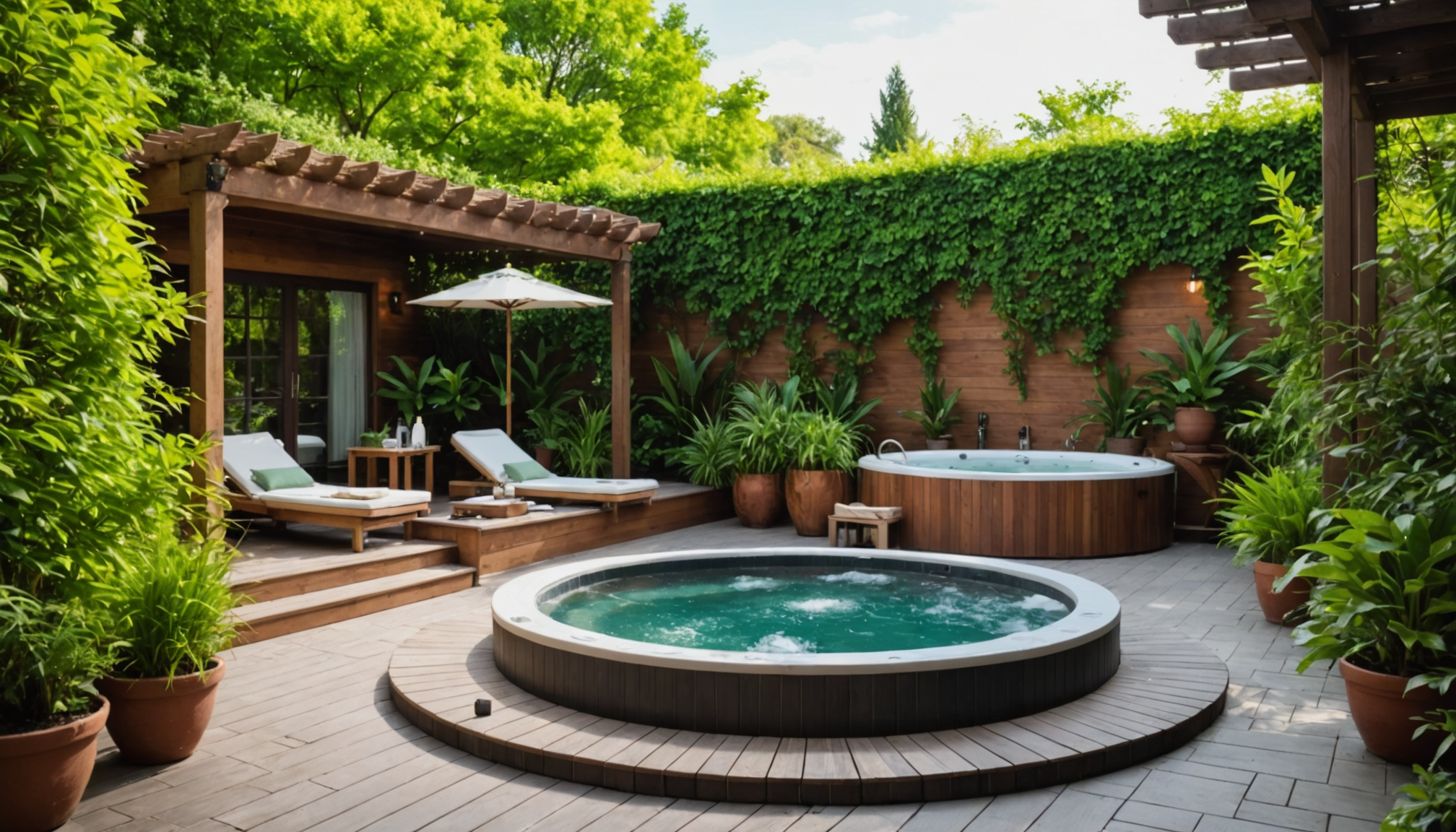 découvrez nos conseils et idées pour créer un espace spa extérieur relaxant chez vous. ambiance zen, décoration, équipements : inspirez-vous pour profiter pleinement de moments de détente en plein air.