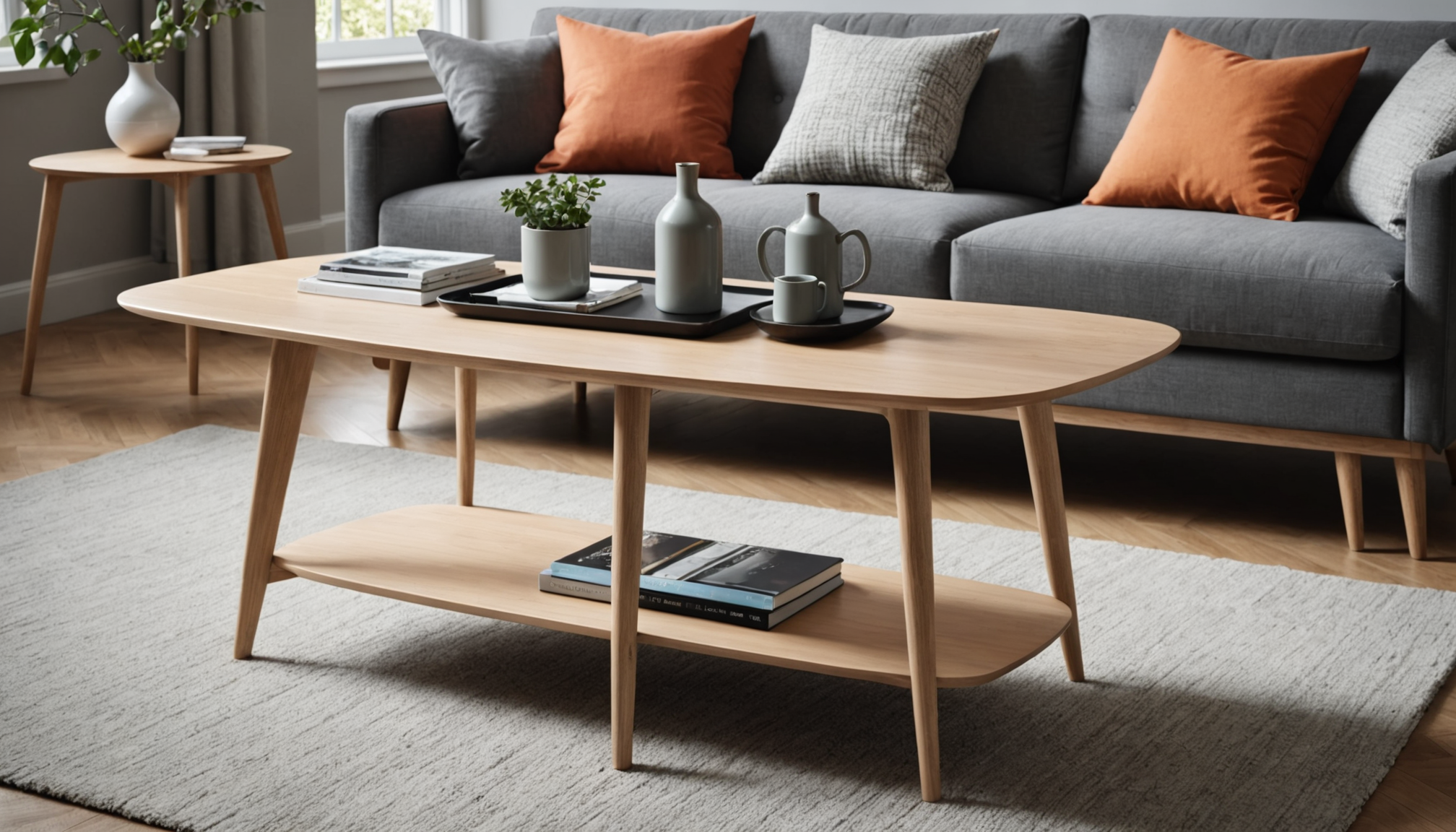 découvrez notre table basse au design unique et scandinave sur made in design. apportez une touche d'élégance nordique à votre salon avec un meuble stylé et fonctionnel. livraison rapide et qualité haut de gamme.