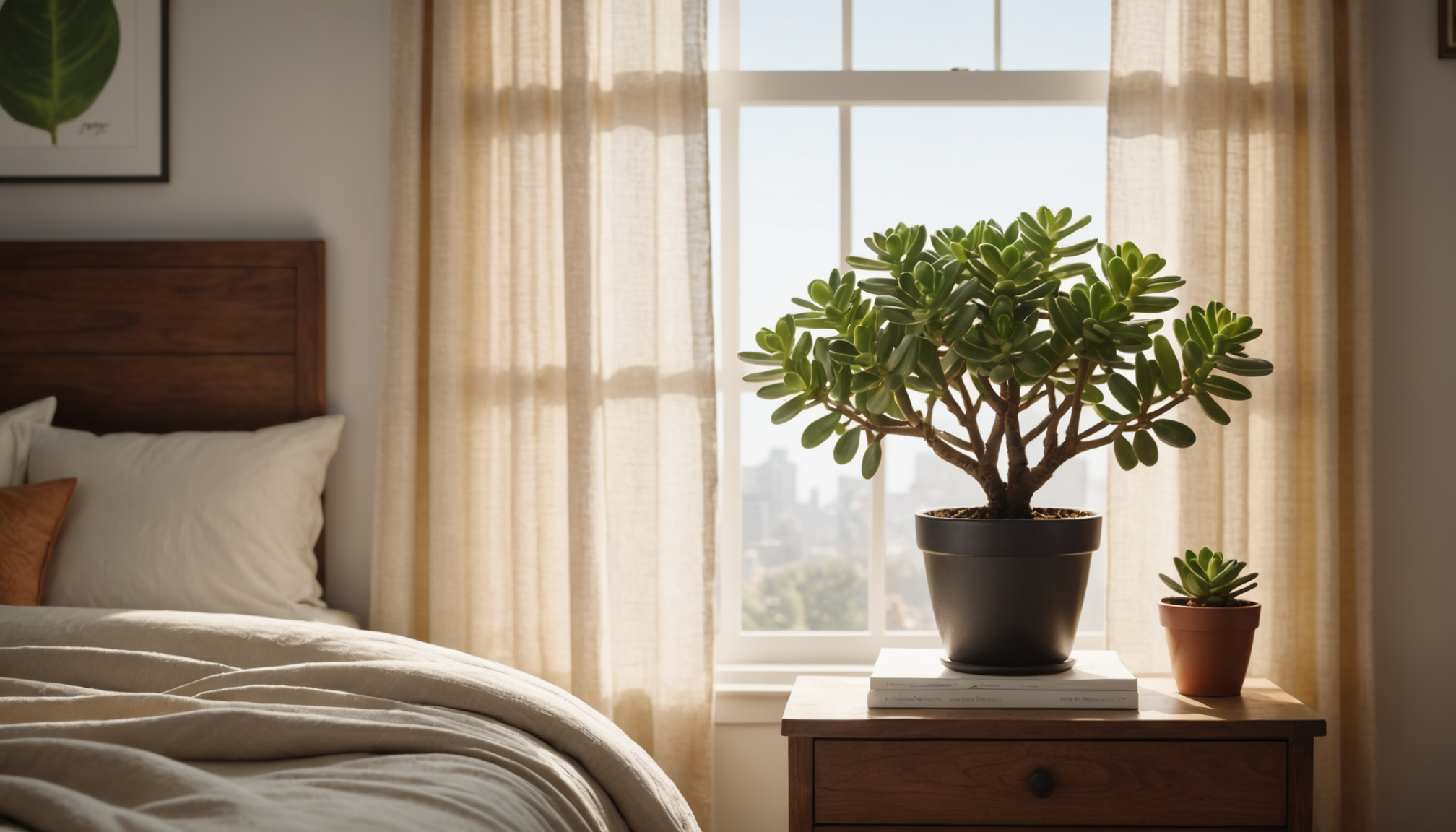 Arbre De Jade Dans Une Chambre