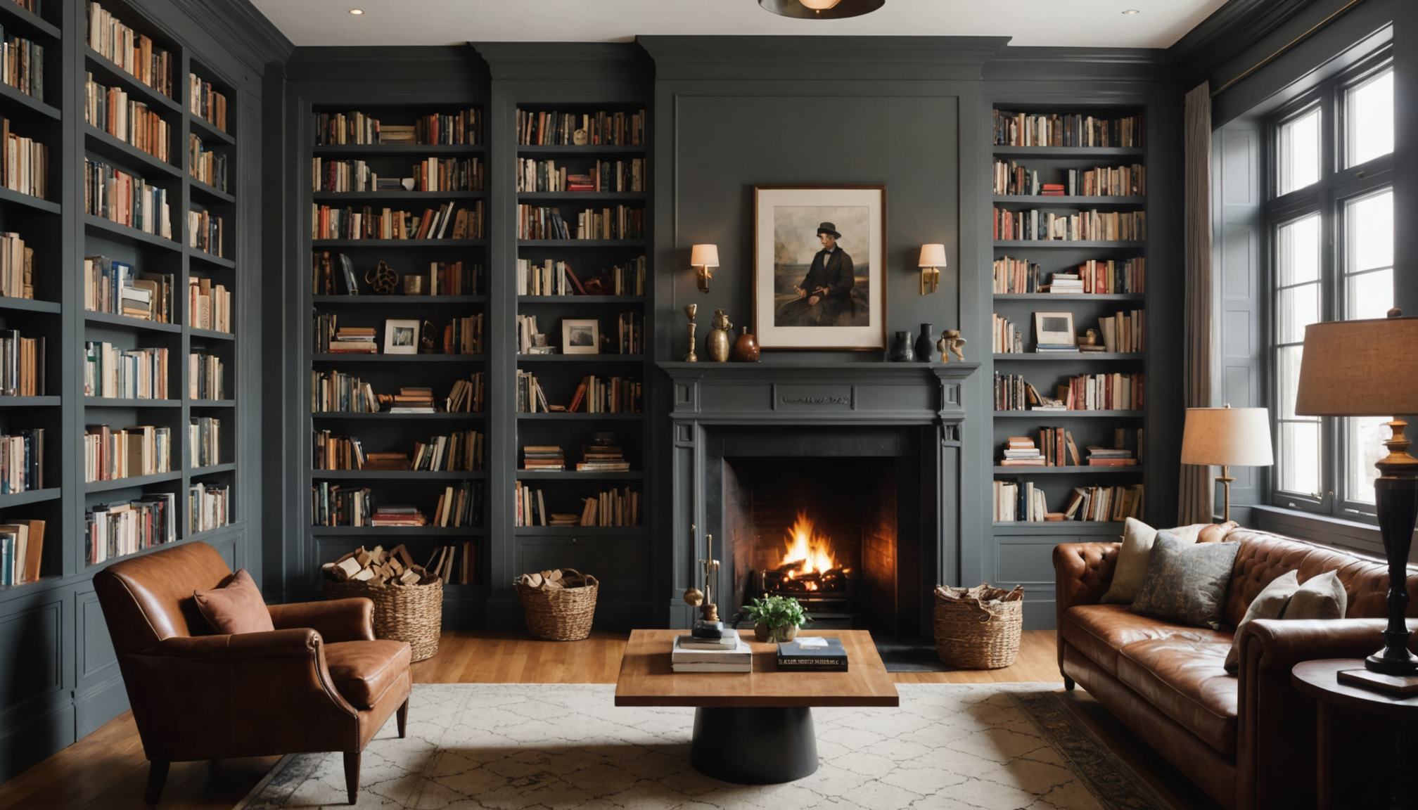 découvrez des idées créatives pour aménager une bibliothèque chaleureuse autour de votre cheminée et créer un espace cosy et accueillant dans votre intérieur.