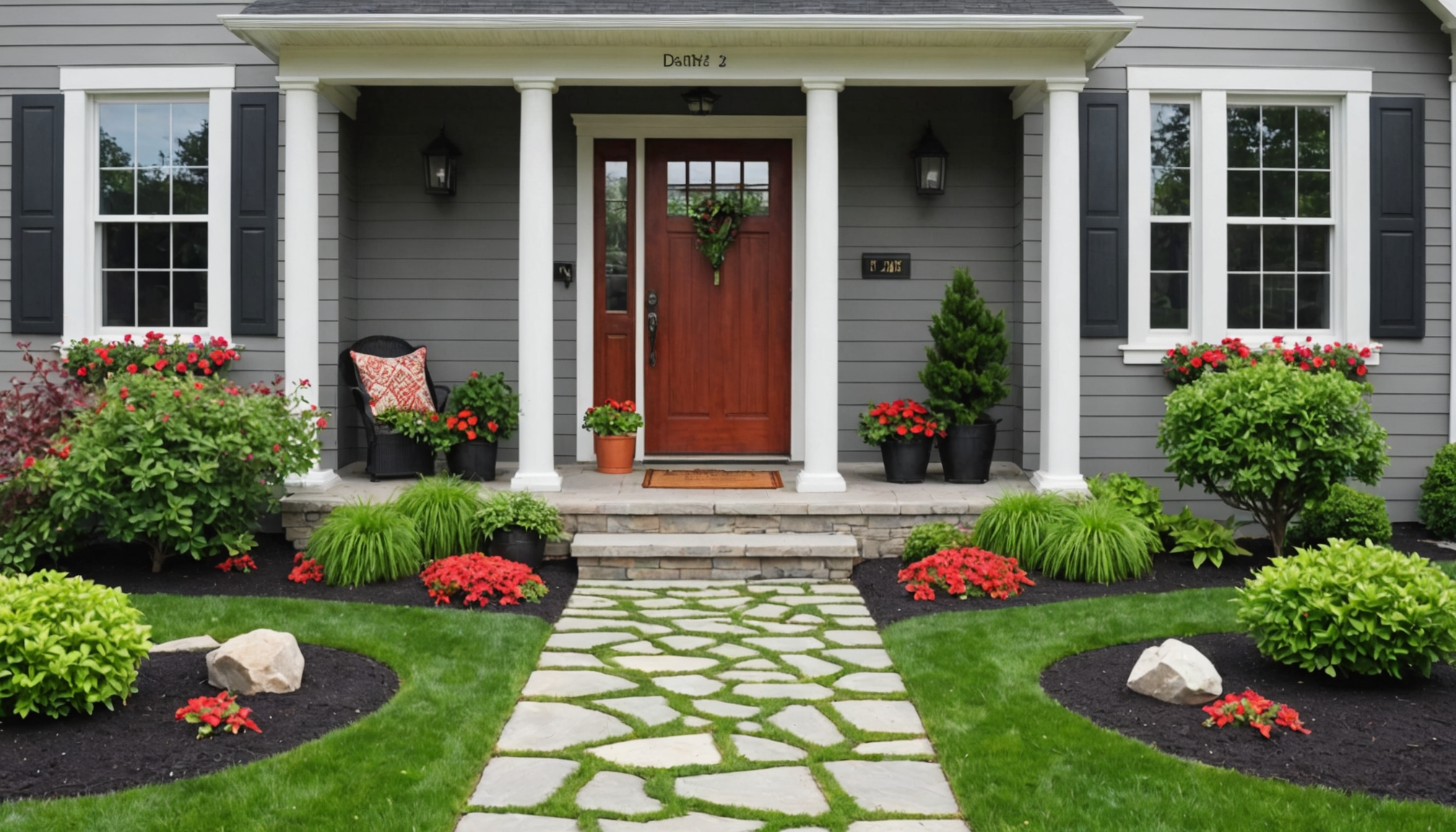 découvrez des idées créatives pour aménager l'entrée de votre maison sans pelouse, alliant style et fonctionnalité pour un accueil chaleureux et original.